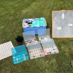 Semi Precious Stones & Jewelry Making Lot